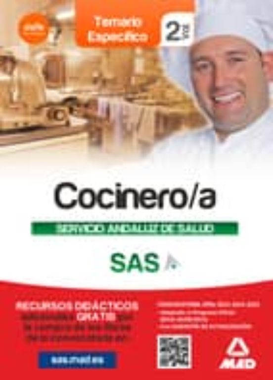 Cocinero/a Del Servicio Andaluz De Salud. Temario Específico Volumen 2