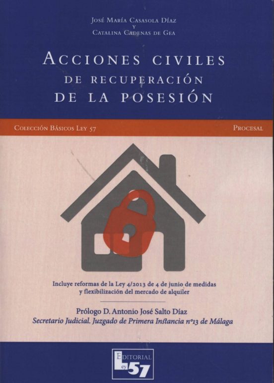 Acciones Civiles De Recuperacion De La Posesion