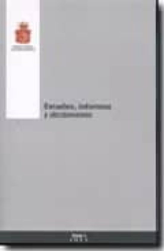 Estudios Informes Y Dictamenes 2003
