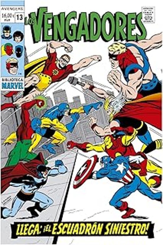 Biblioteca Marvel Los Vengadores 13 1969 Bm 122