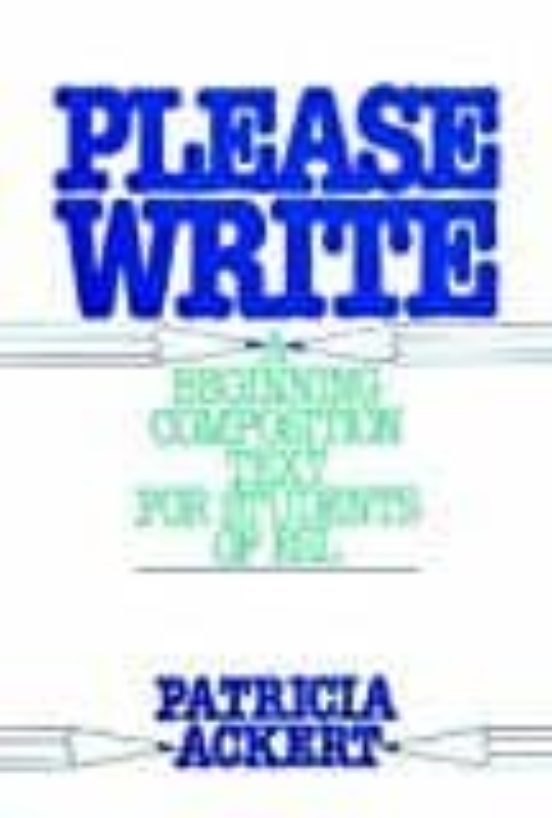 Please Write