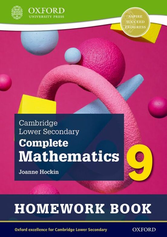 Cambridge Lower Secondary Complete Mathematics 9: Homeworkbook - Pack