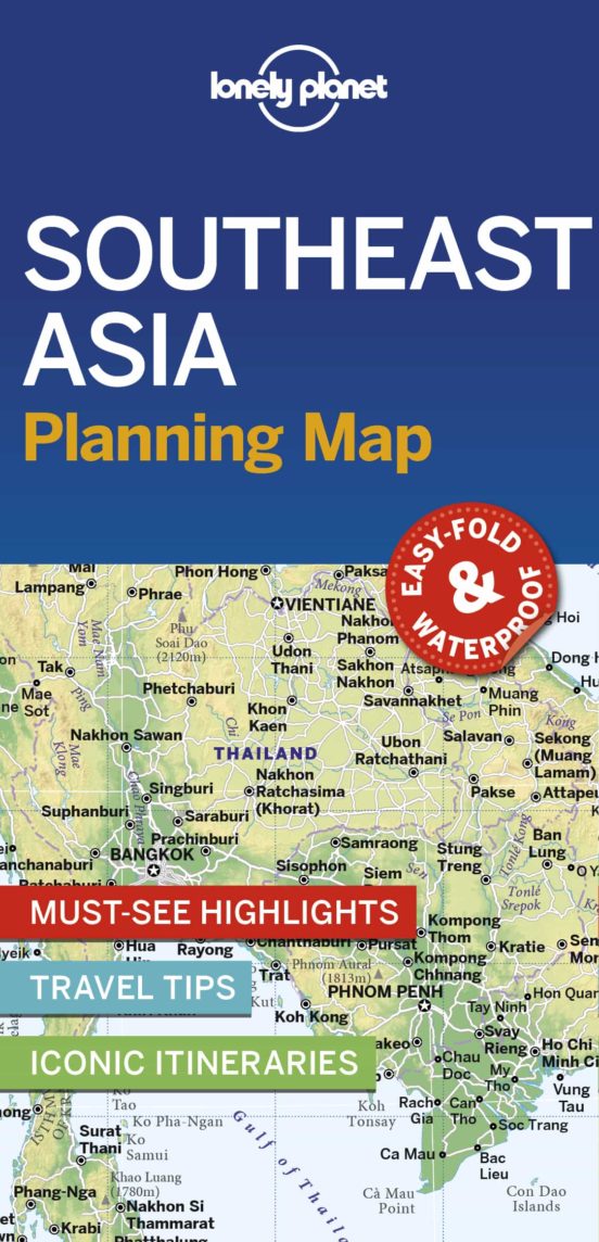 Lonely Planet Southeast Asia Planning Map 1 2019