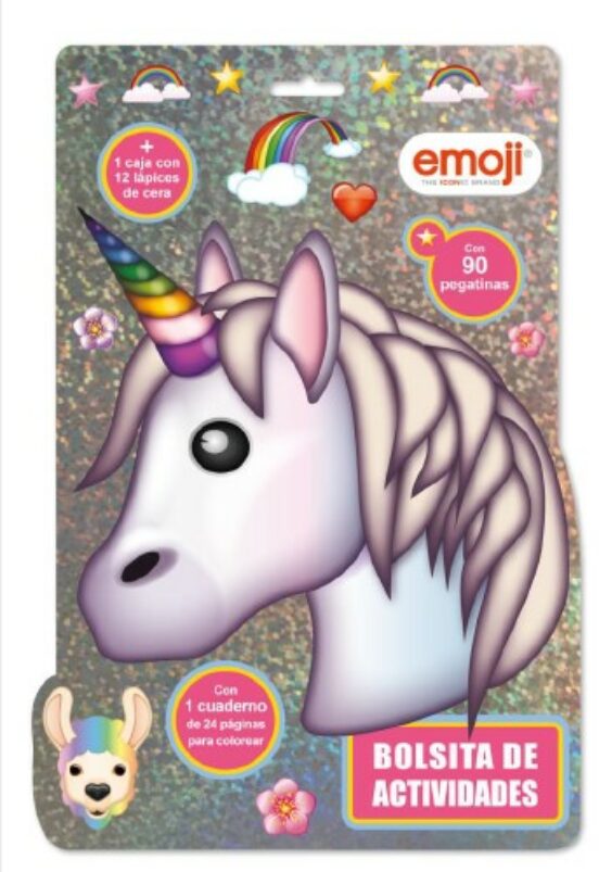 Bolsita De Actividades Emoji Unicornio