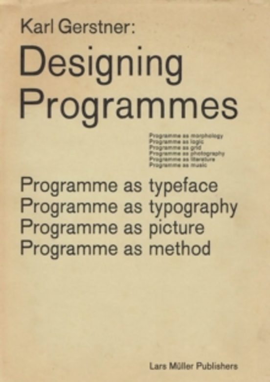Designing Programmes