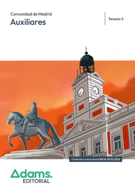 Temario 3. Auxiliares administrativos de la Comunidad de Madrid