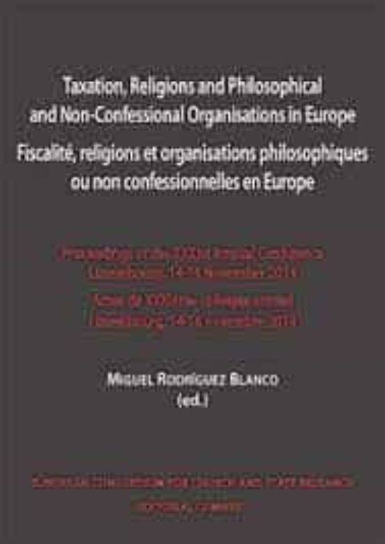 Taxation Religions And Philosophical And Non-confessional Organisation