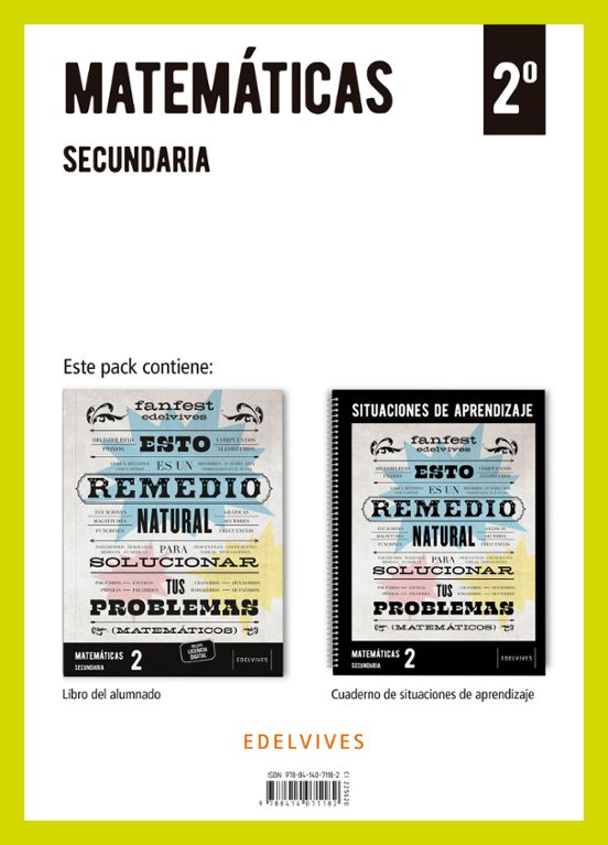 Matemáticas 2.º ESO + Cuaderno Situaciones de Aprendizaje Fanfest 2026