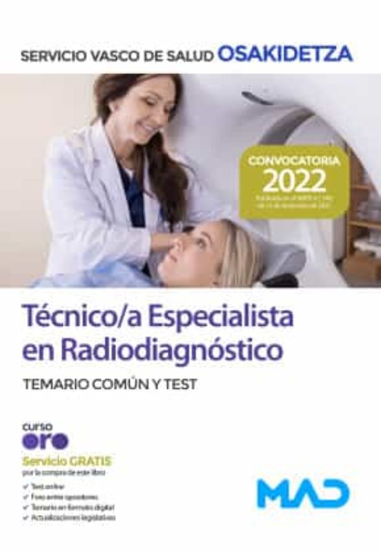 Técnico/a Especialista En Radiodiagnóstico De Osakidetza  Servicio Va
