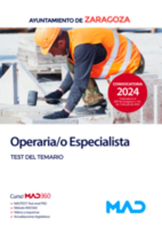 Operaria/o Especialista. Test Del Temario