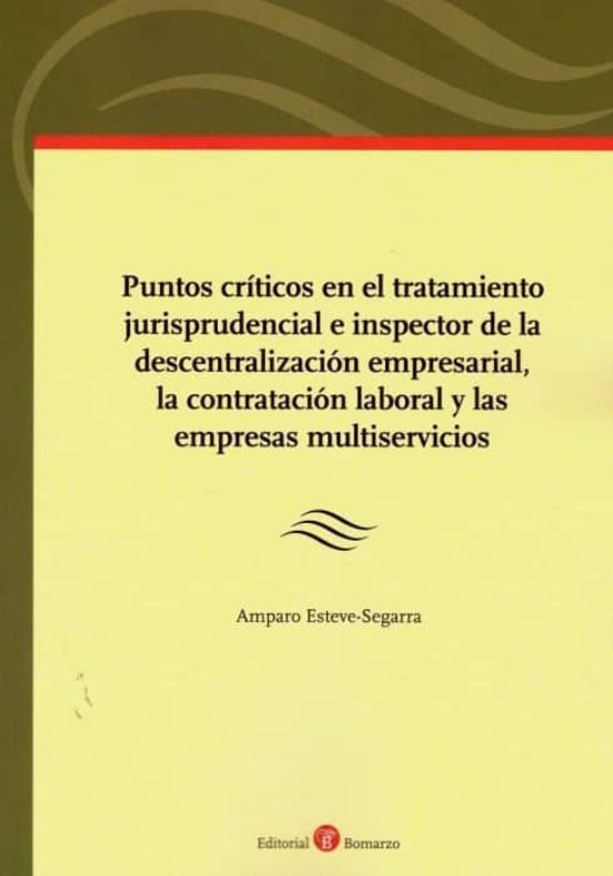 Puntos Criticos En El Tratamimiento Jurisprudencial E Inspector D E La