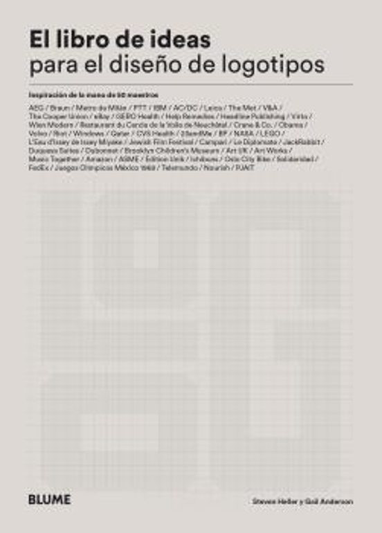 Libro De Ideas Para El Diseño De Logotipos: Inspiracion De La Mano De