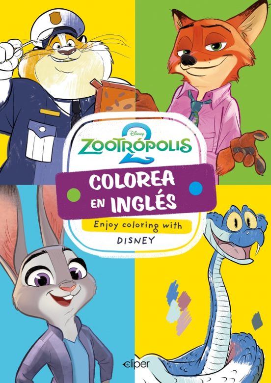 Aprende Y Colorea En Ingles Con Zootrópolis 2