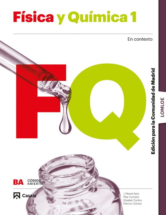 Física Y Química 1º Bachillerato Lomloe Codigo Abierto Madrid Ed 2023