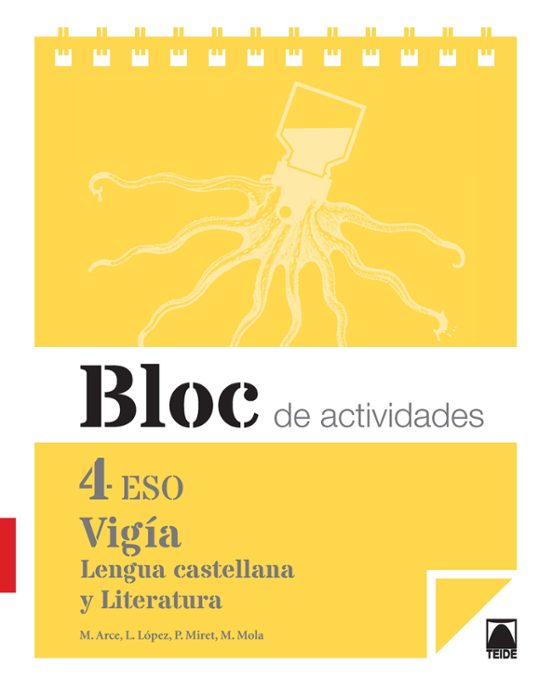 Bloc De Actividades Vigía Lengua Castellana Y Literatura 4º Eso