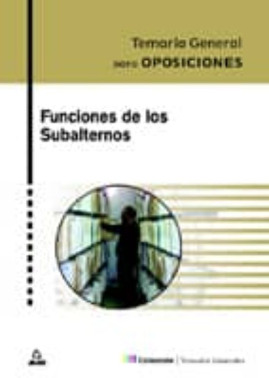 Funciones De Los Subalternos. Temario General