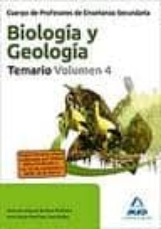 Cuerpo De Profesores De Enseñanza Secundaria. Biologia Y Geologia .tem