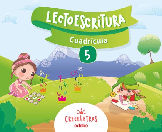 Lectoescritura Cuaderno 5. 3/5 Años Cuadricula Castellano