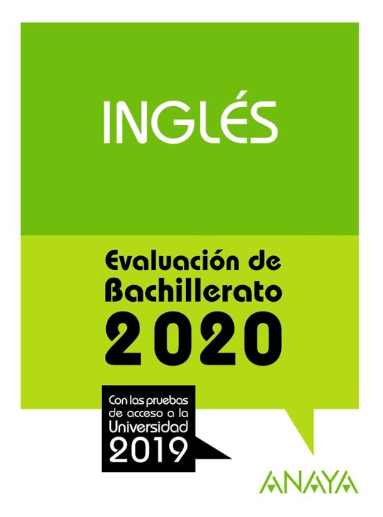 Ingles: Evaluacion De Bachillerato 2020 - Prueba Acceso Universidad