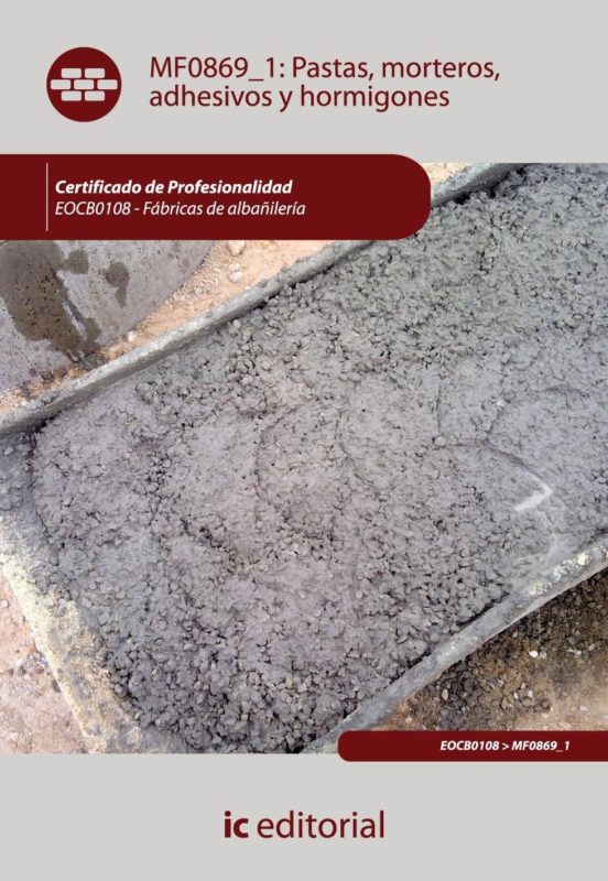 Eocb108 Pastas Morteros Adhesivos Y Hormigones. Fabroca De A