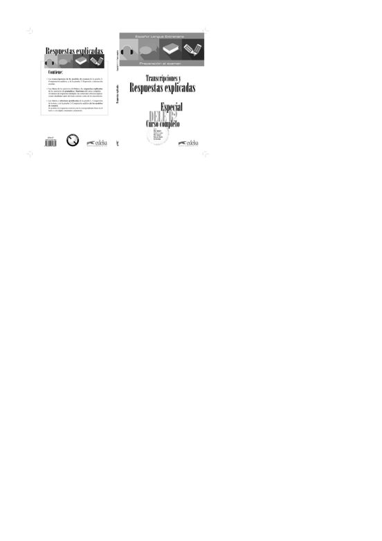 Especial Dele B2 - Curso Completo - Soluciones Explicadas