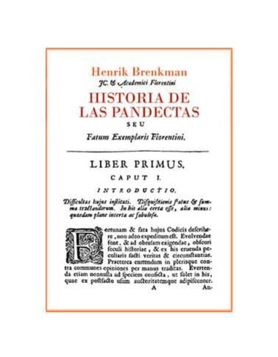 Historia De Las Pandectas