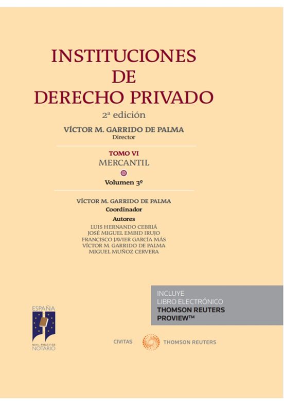 Instituciones De Derecho Privado. 06/03 Mercantil