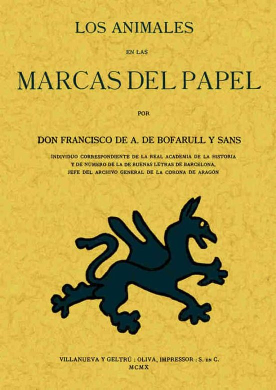 Los Animales En Las Marcas Del Papel