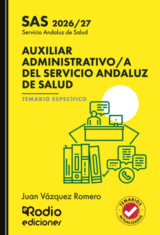 Auxiliar Administrativo/a del Servicio Andaluz de Salud. Sas 2026 /27