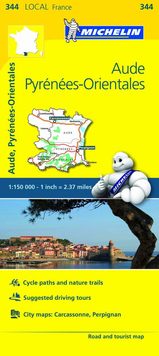 Mapa Local Aude Pyrenees Orient