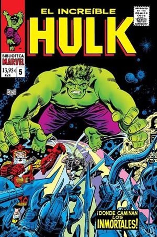 Biblioteca Marvel El Increible Hulk 5 Bm 74