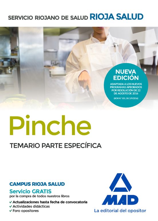 Pinches Del Servicio Riojano De Salud. Temario Parte Específica