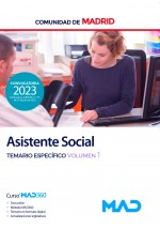 Asistente Social De La Comunidad De Madrid. Temario Específico Volumen 1