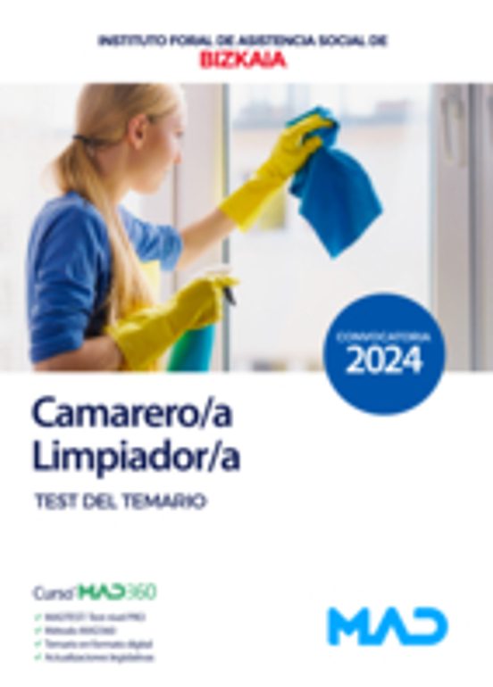 Camarero/a Limpiador/a Test De Temario Instituto Foral De Asistencia S