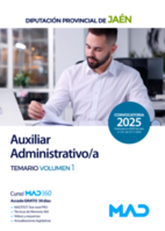 Auxiliar Administrativo De La Diputacion Provincial De Jaen: Temario