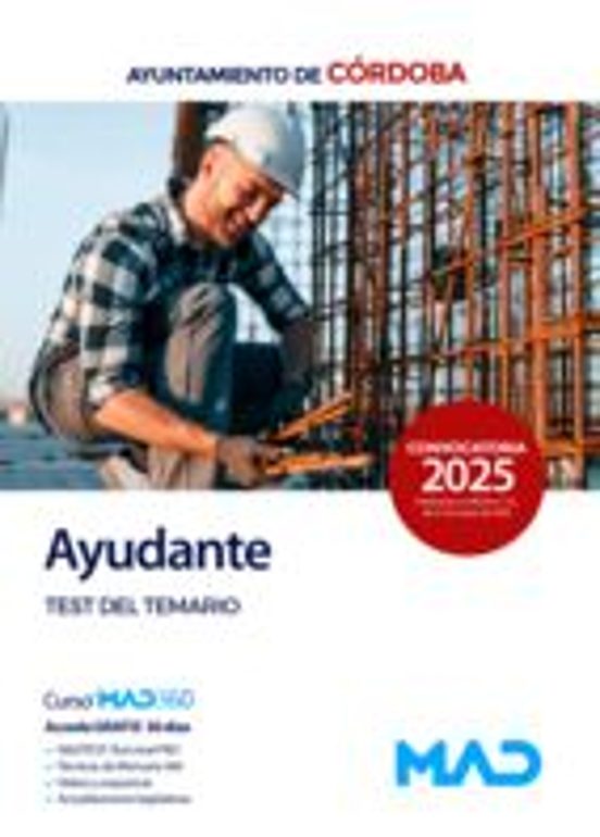Ayudante. Ayuntamiento De Córdoba. Test Del Temario