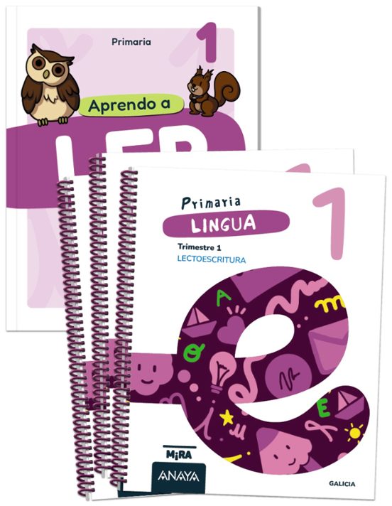 Lingua 1º Primaria + Lingua 1 Aprendo a Ler Mira Galicia