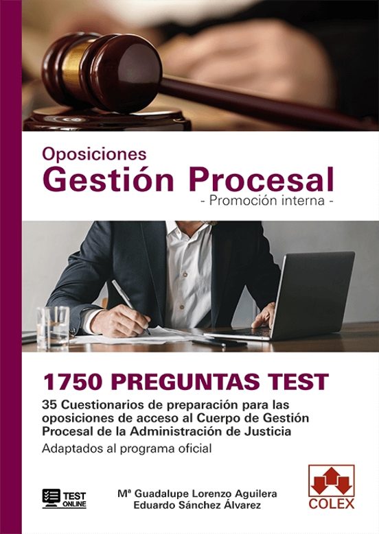 Oposiciones Gestión Procesal - Promoción Interna - 1750 Preguntas