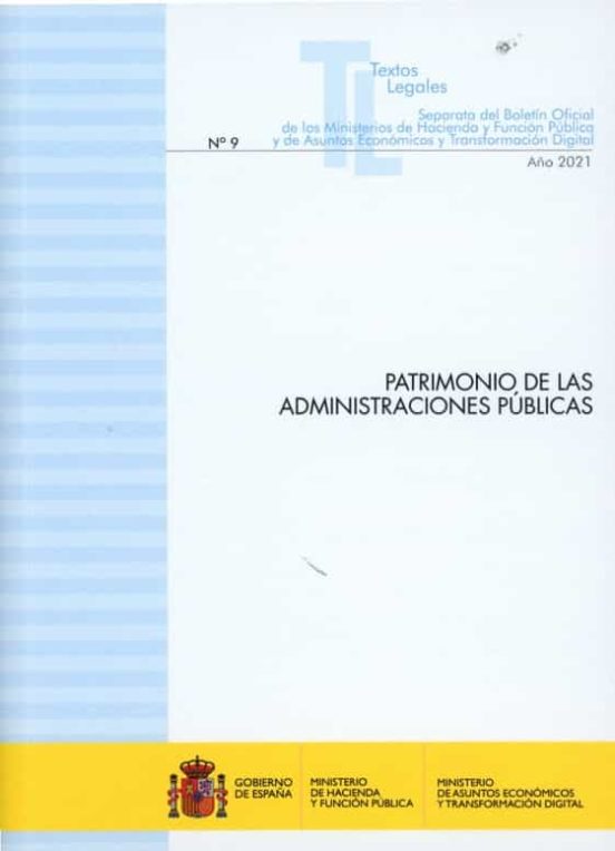 Patrimonio De Las Adminsitraciones Públicas. Nº 9 Separata Del Boletín