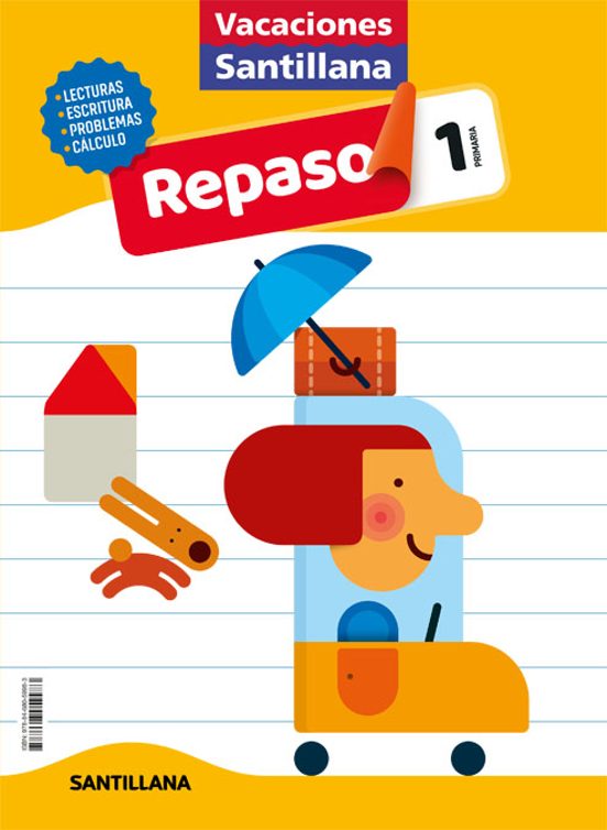 Vacaciones De Repaso 1.º Educación Primaria. Castellano
