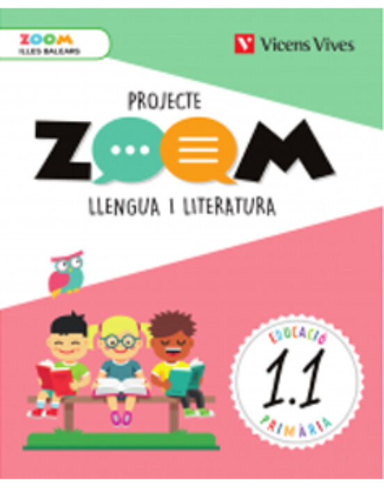 Llengua 1º Educacion Primaria + Quadern Benvinguda Projecte Zoom Trime