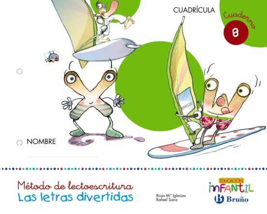 Las Letras Divertidas Educacion Infantil 5 Años Cuadrícula Cuaderno 8