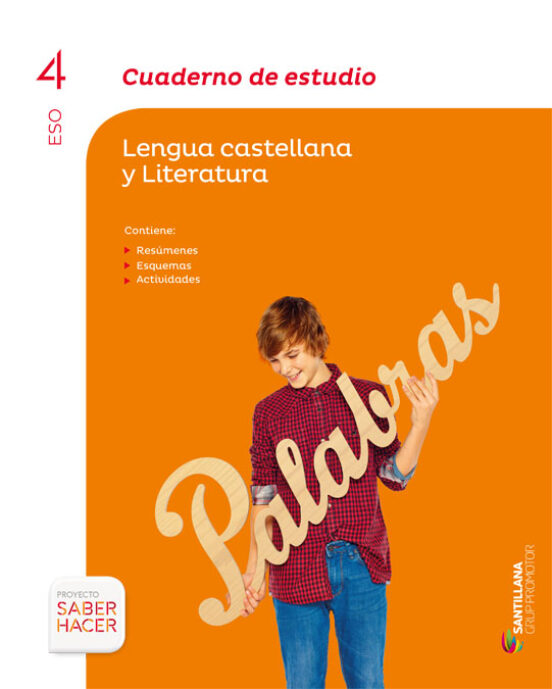 Lengua Y Literatura 4º Eso Cuaderno Estudio Saber Hacer Castellan O Ed