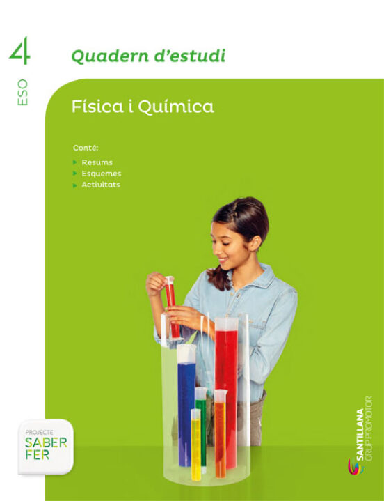 Fisica Y Quimica 4º Eso Cuaderno Estudio Saber Fer Catala Ed 2016
