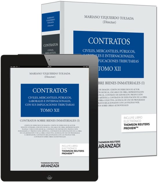 Tomo XII. Contratos Sobre Bienes Inmateriales