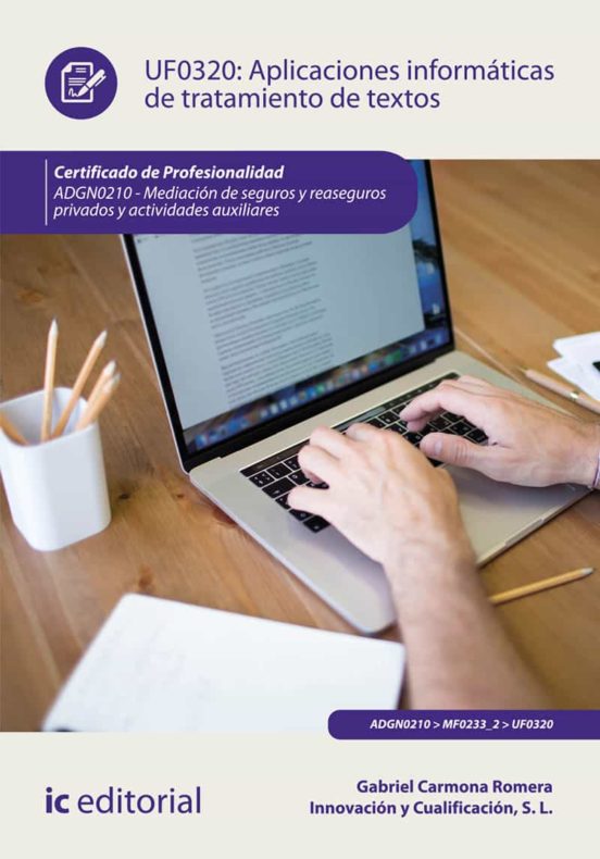 Adgn0210 Aplicaciones Informáticas De Tratamiento De Tex Tos