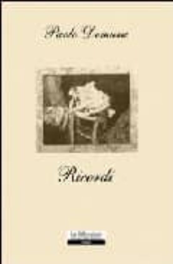 Ricordi: Quaderno Di Poesie