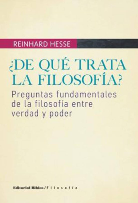 ¿de Que Trata La Filosofia?