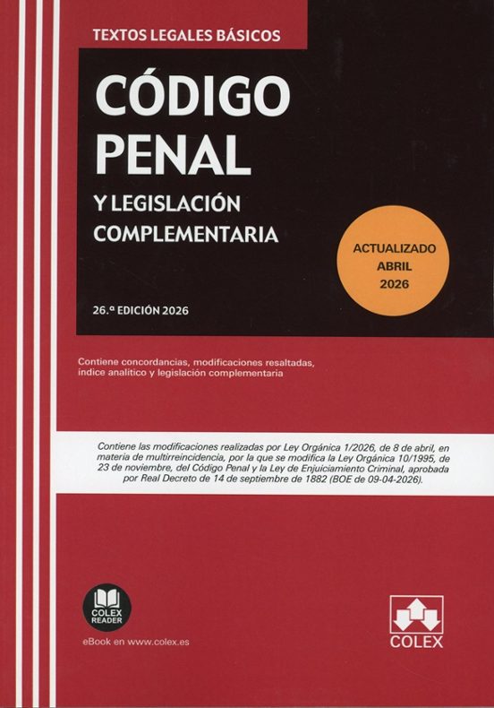 Código Penal Y Legislación Complementaria
