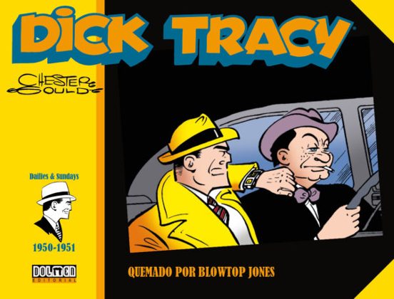Dick Tracy 1950 - 1951 Quemado Por Blowtop Jones